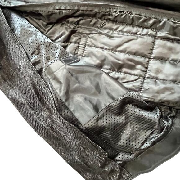 River Road Motorcycle Jacket Men's Size 44 Mesh Ventilated Black Zip Out Liner - Picture 9 of 16